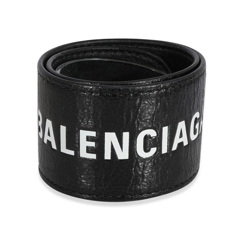 Balenciaga Slap Wrap Leather Bracelet